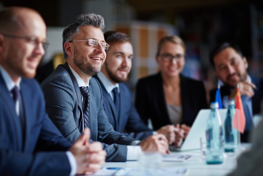 Top table at a conference